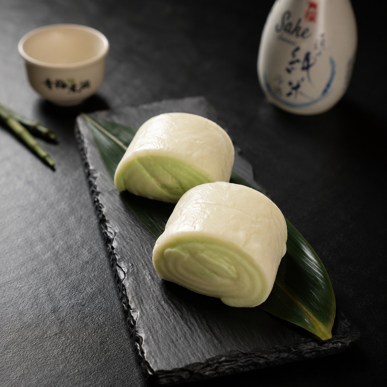 Gedämpfte Matcha-Buns bei Yakido Mundsburg