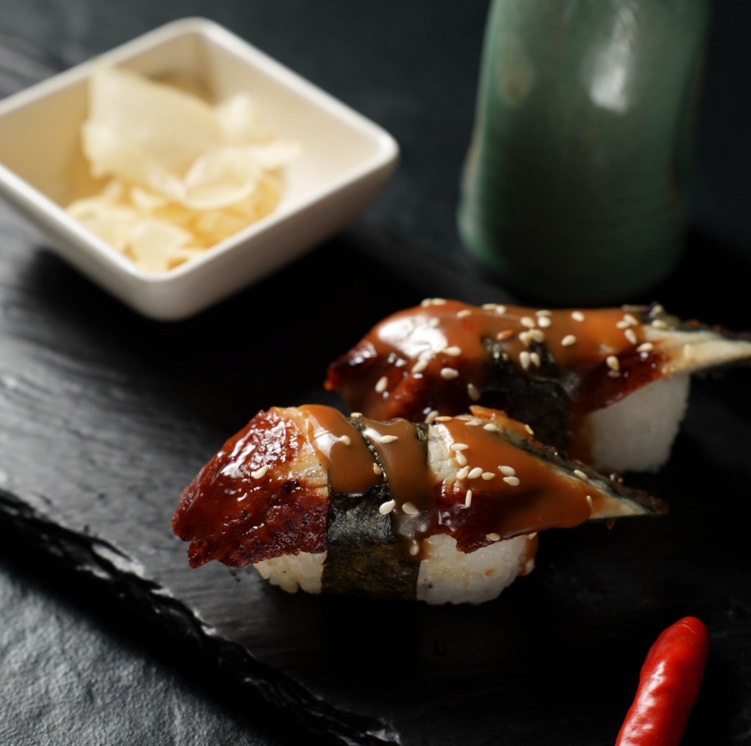 Aal Nigiri (Unagi) bei Yakido Mundsburg