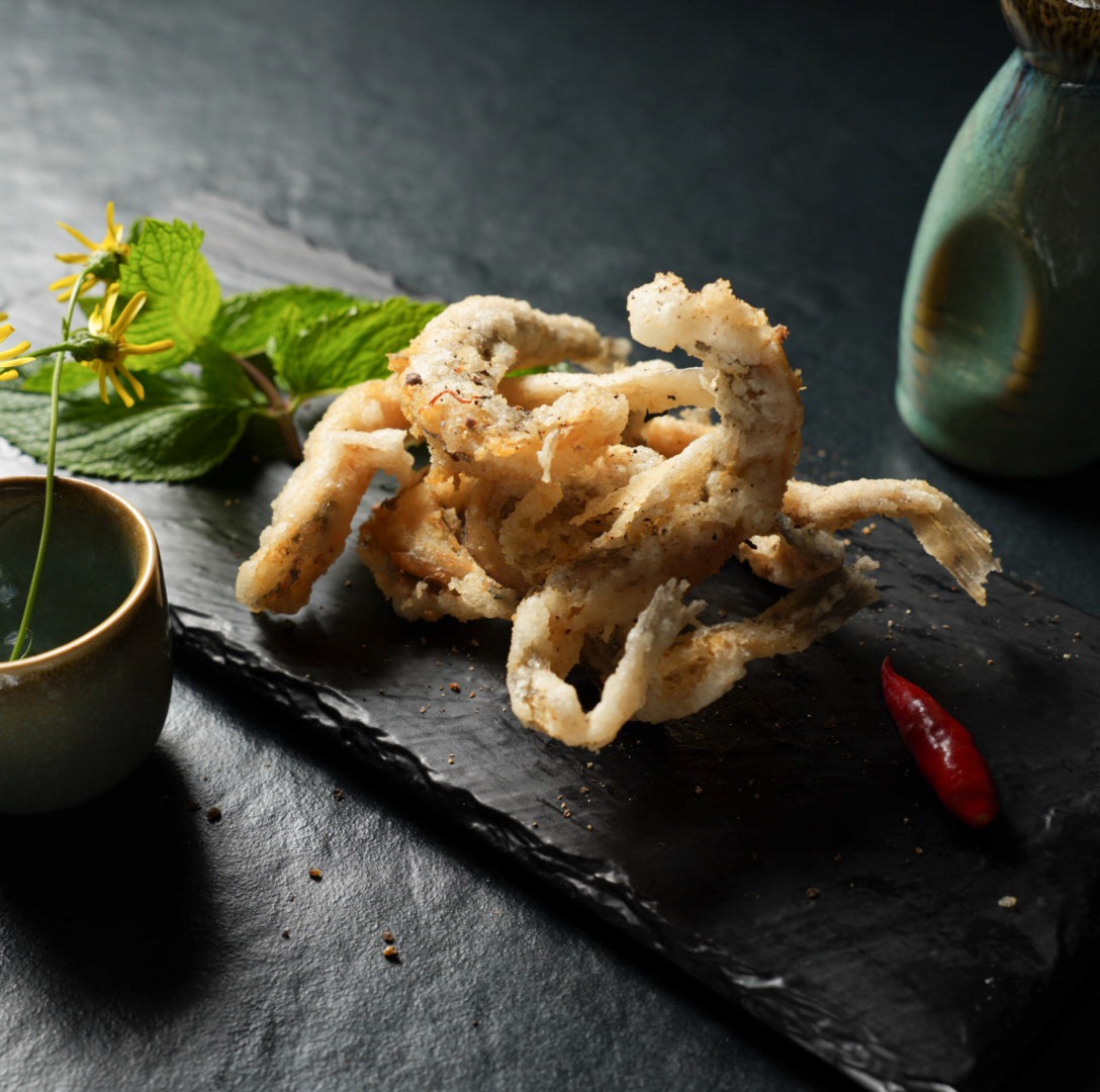 Frittierter Tintenfisch mit Pfeffer bei Yakido Mundsburg